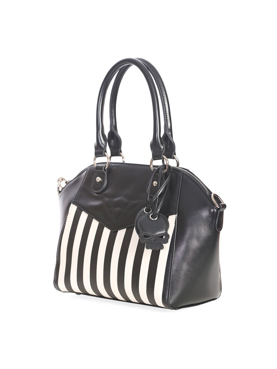 ANOTHER LOST SOUL STRIPED HANDBAG
