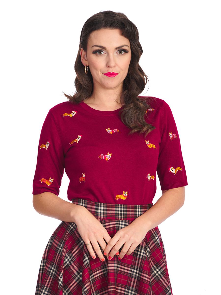 THE QUEENS CORGI JUMPER
