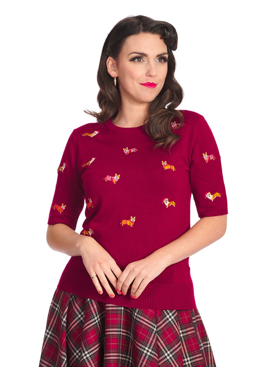 THE QUEENS CORGI JUMPER
