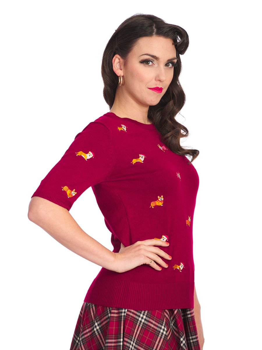 THE QUEENS CORGI JUMPER