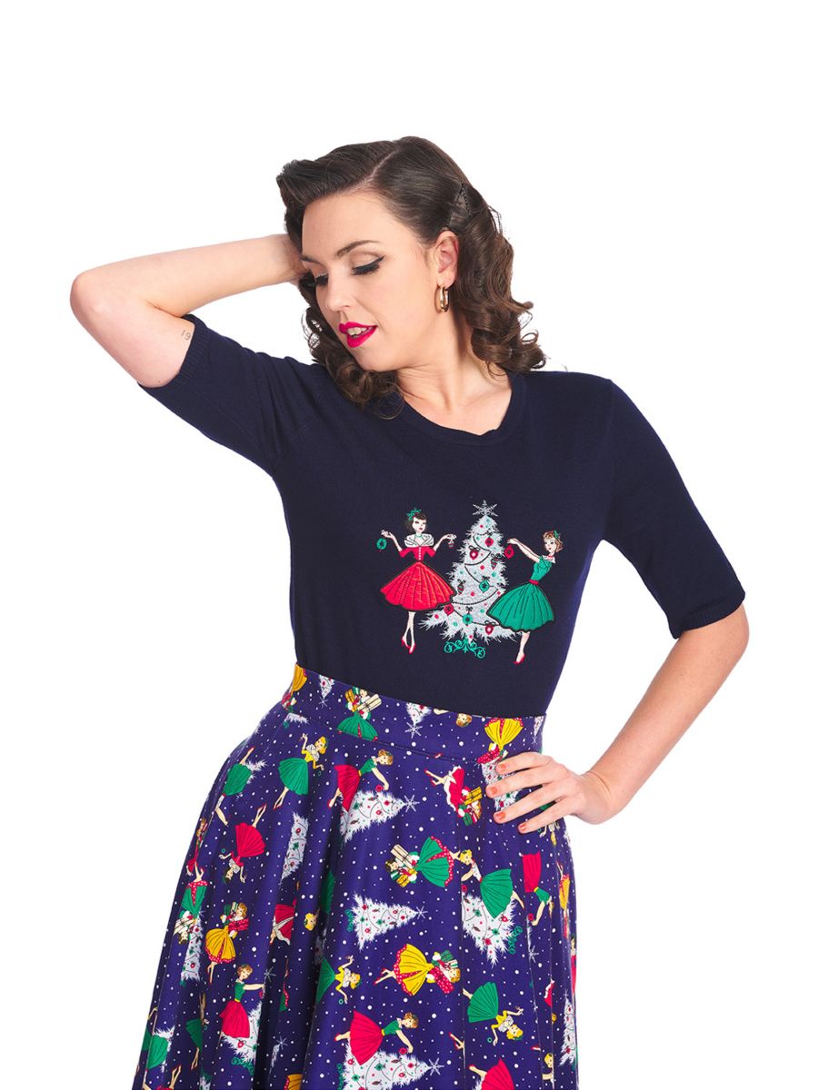 VINTAGE CHRISTMAS HOLIDAY JUMPER