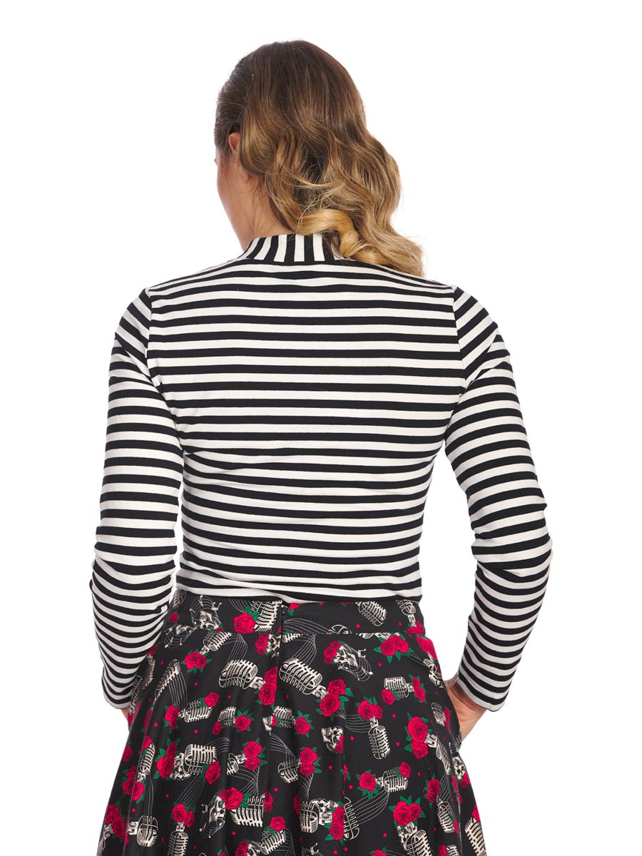 SPOOKS & STRIPES TOP