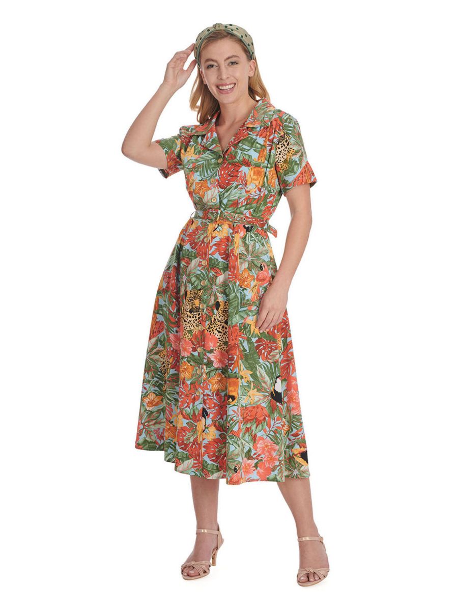 WILD PARROT DRESS