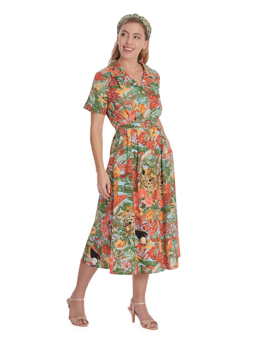 WILD PARROT DRESS