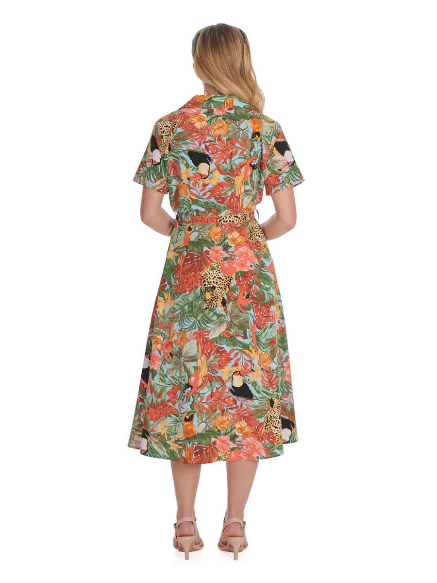 WILD PARROT DRESS