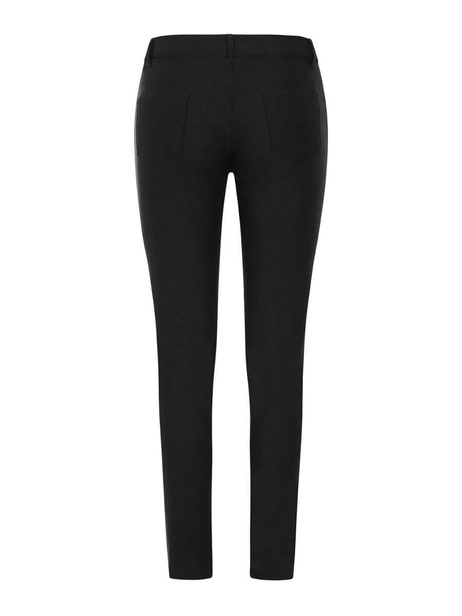 Black Plain Skinny Jeans