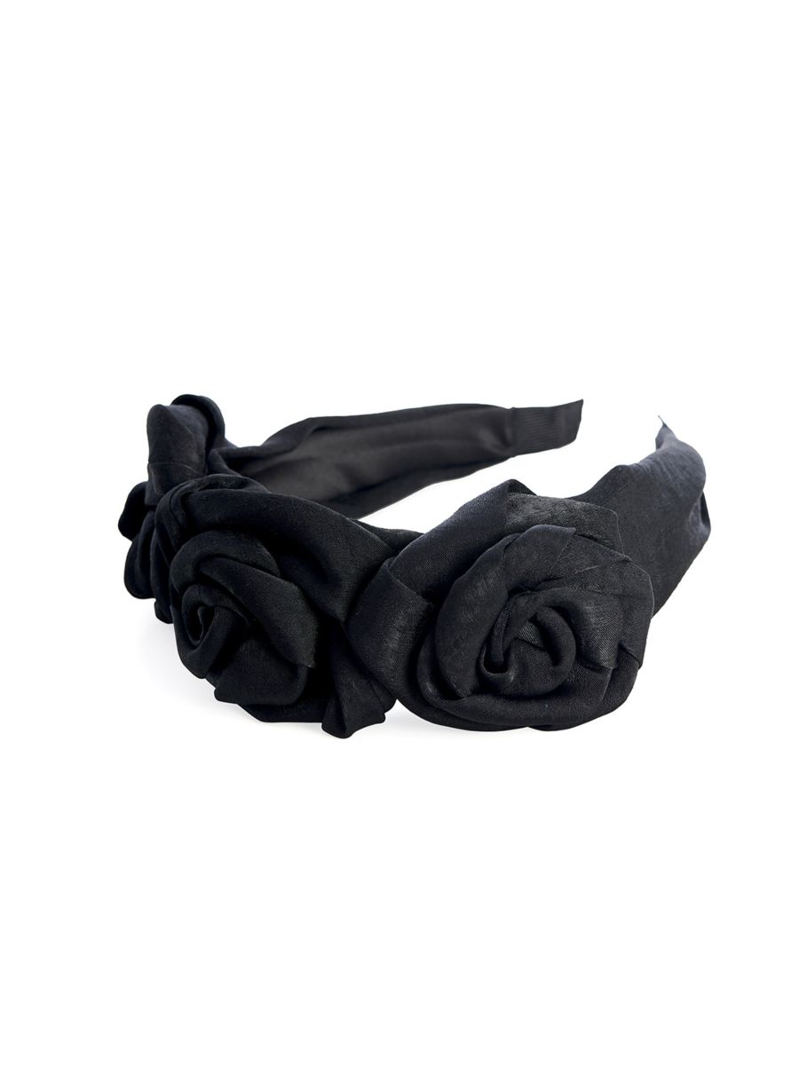 ROSALIE HEADBAND-Black-One Size