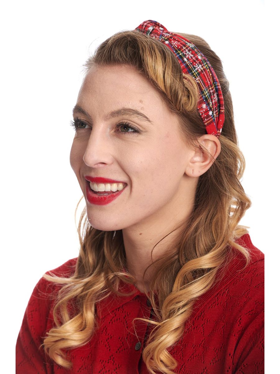 TIMEA HEADBAND-Red-One Size