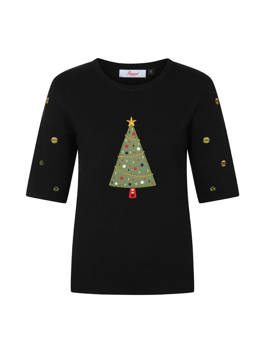 SCANDI TREE HOLIDAY CHEER JUMPER