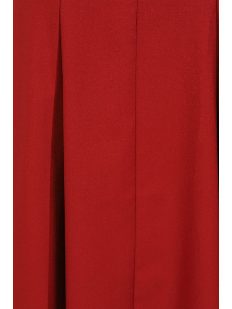 CAROL CLASSIC PANEL DETAIL SKIRT Red