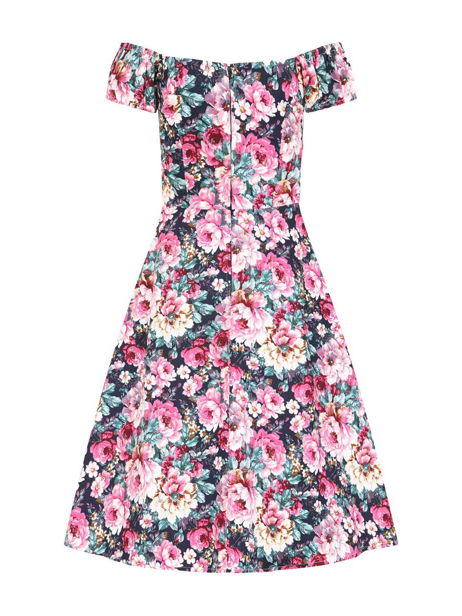 Banned Retro Marilyn Flower Show Swing Dress