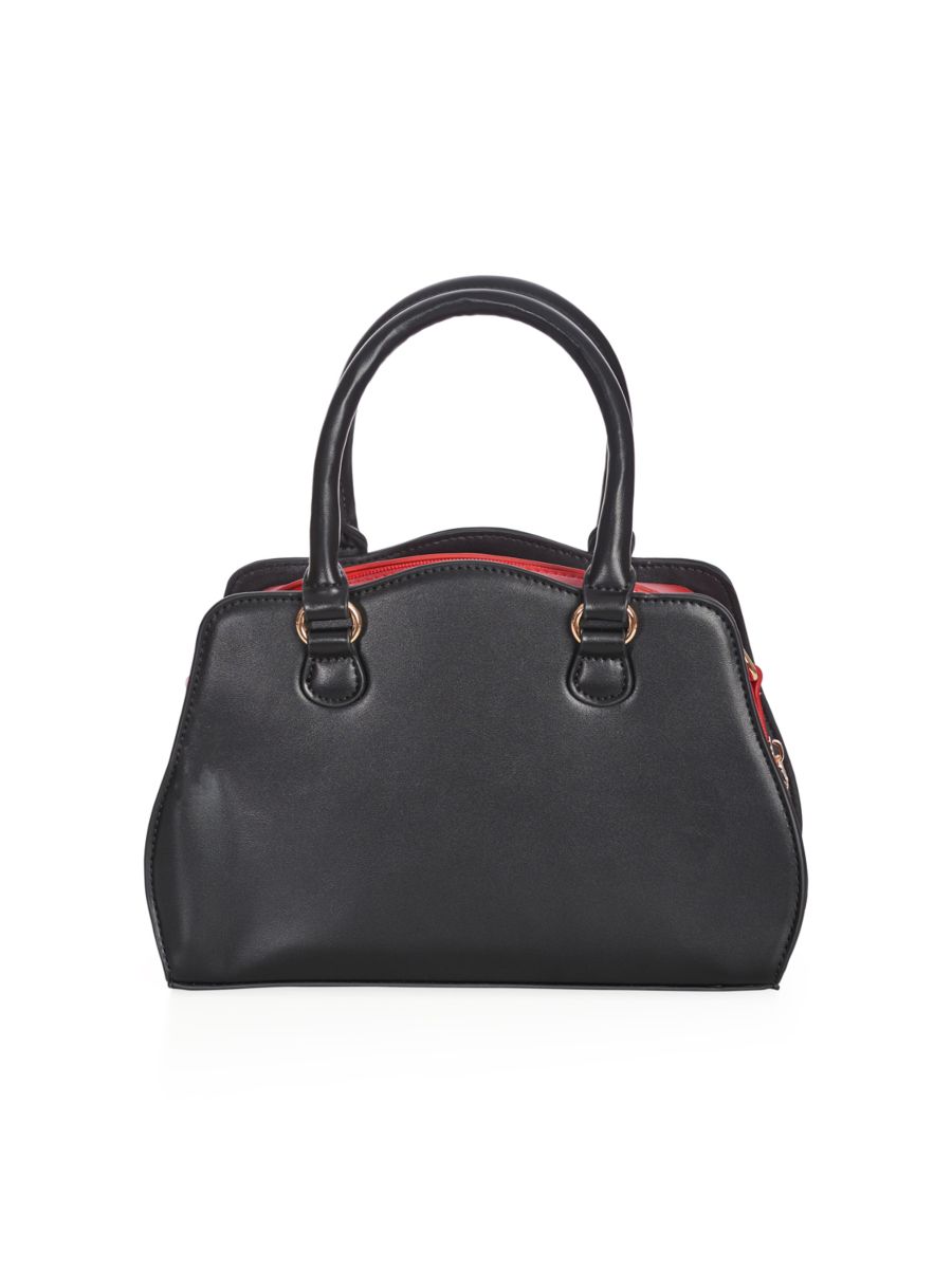 POPPY POLKA HANDBAG Black