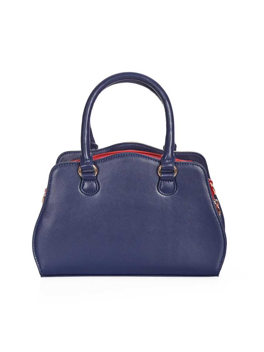 POPPY POLKA HANDBAG White