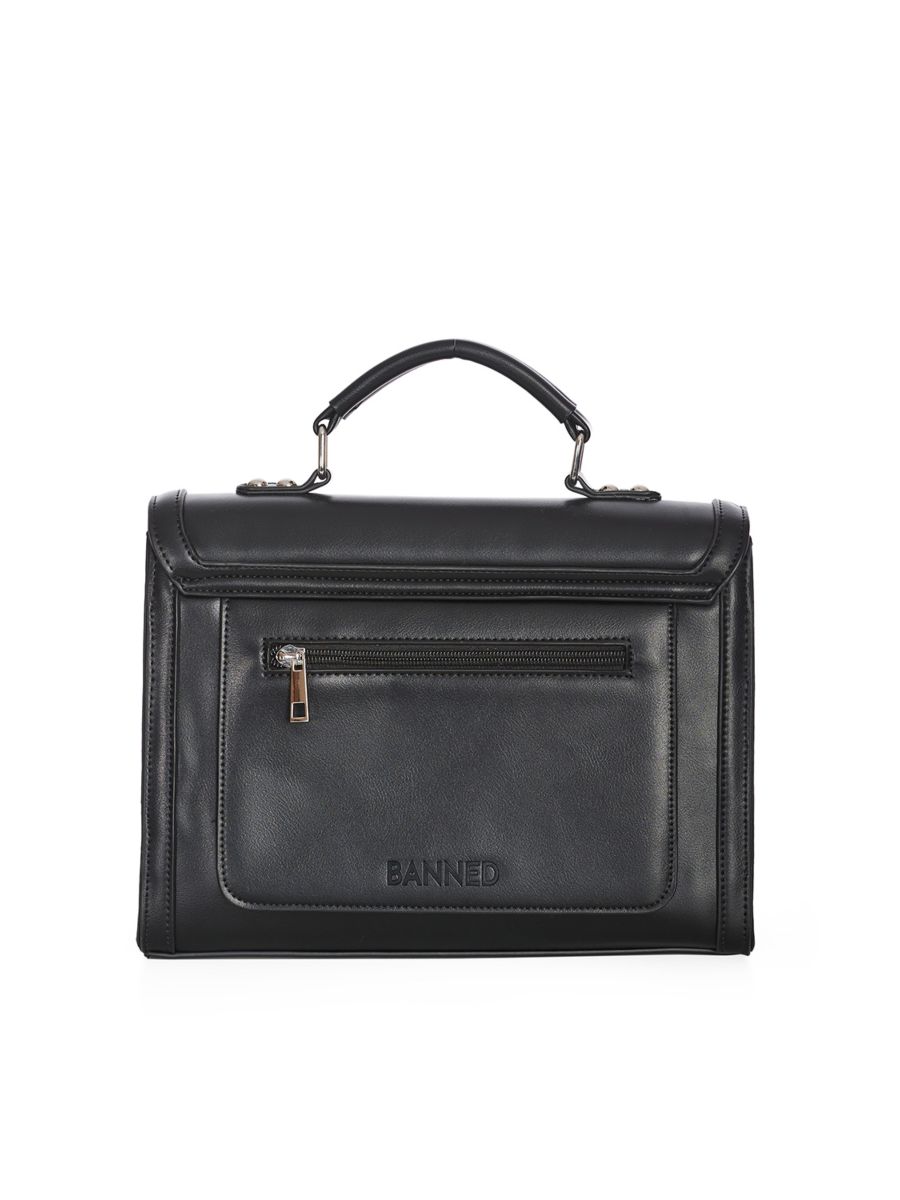 MIRABELLE MESSENGER SHOULDER  BAG Black