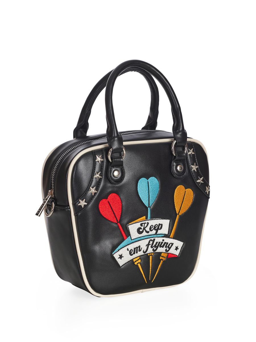 KEEP 'EM FLYING HANDBAG  Black