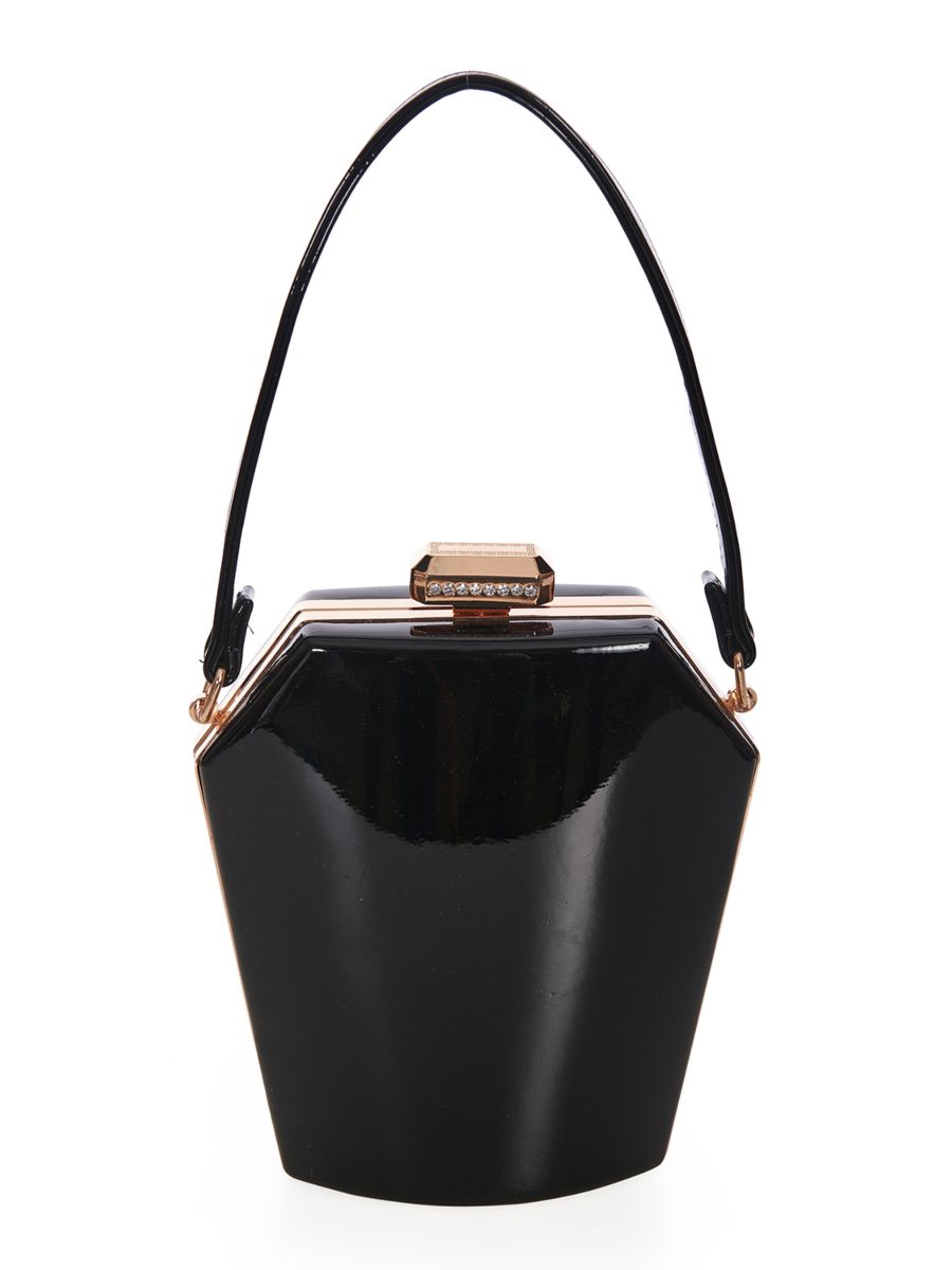 LILLY'S COFFIN HANDBAG Black