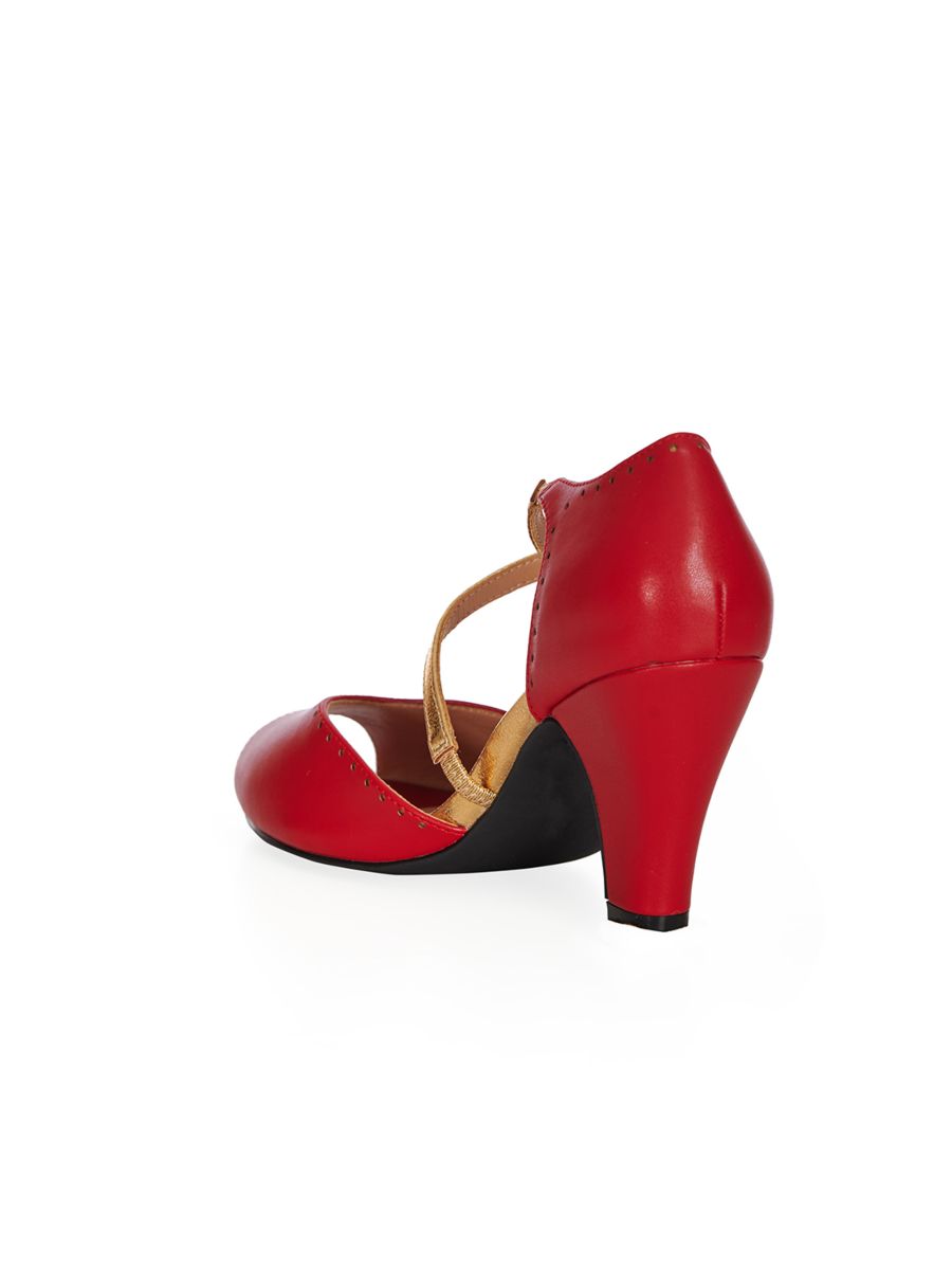 SASSY DANCE HEELS Red