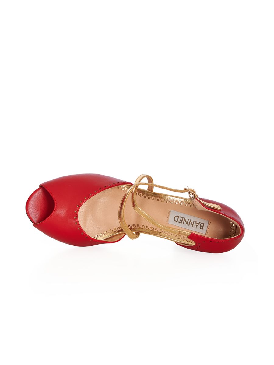 SASSY DANCE HEELS Red