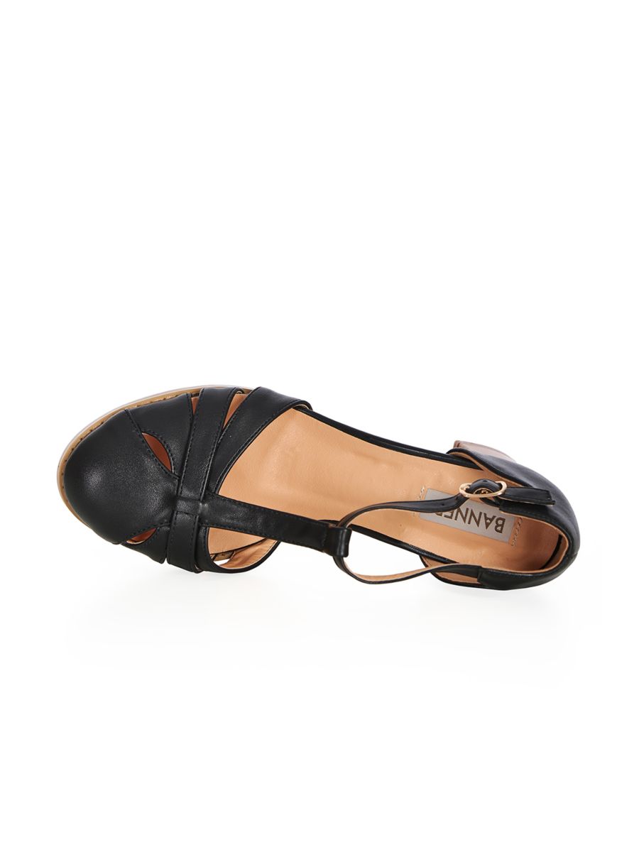 FANCY FOOTWORK SANDALS Black