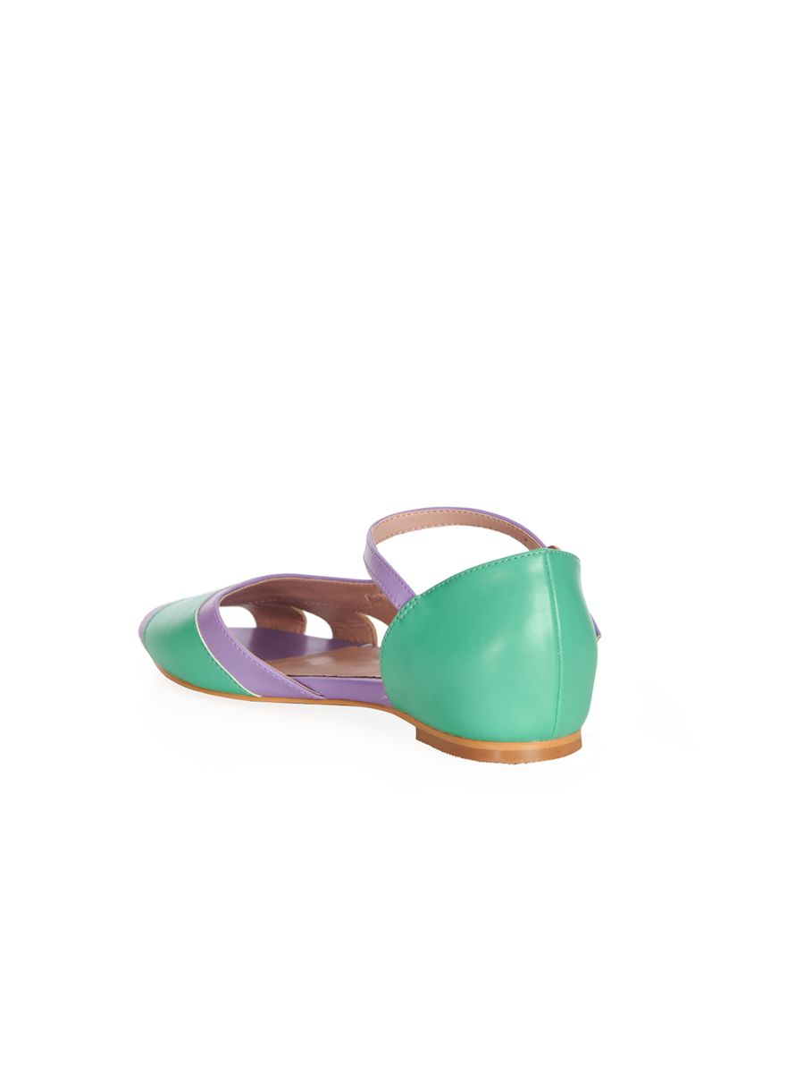 GLAMOROUS GLIDERS FLAT SANDALS Mint