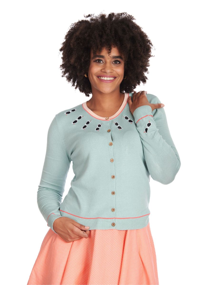 SUMMER SHADE CHIC CARDIGAN Seafoam