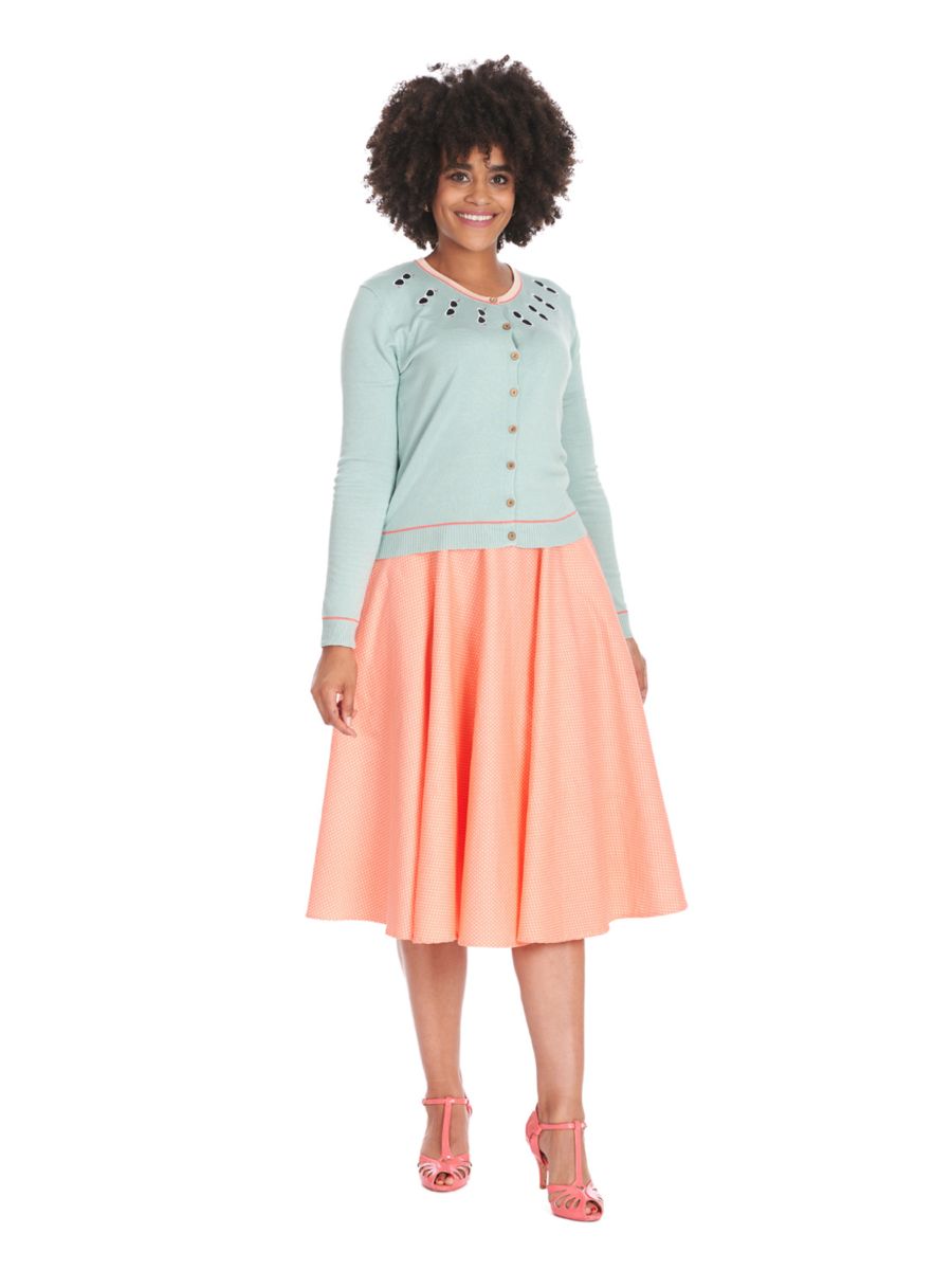 MINI POLKA QUEEN SWING SKIRT Pink