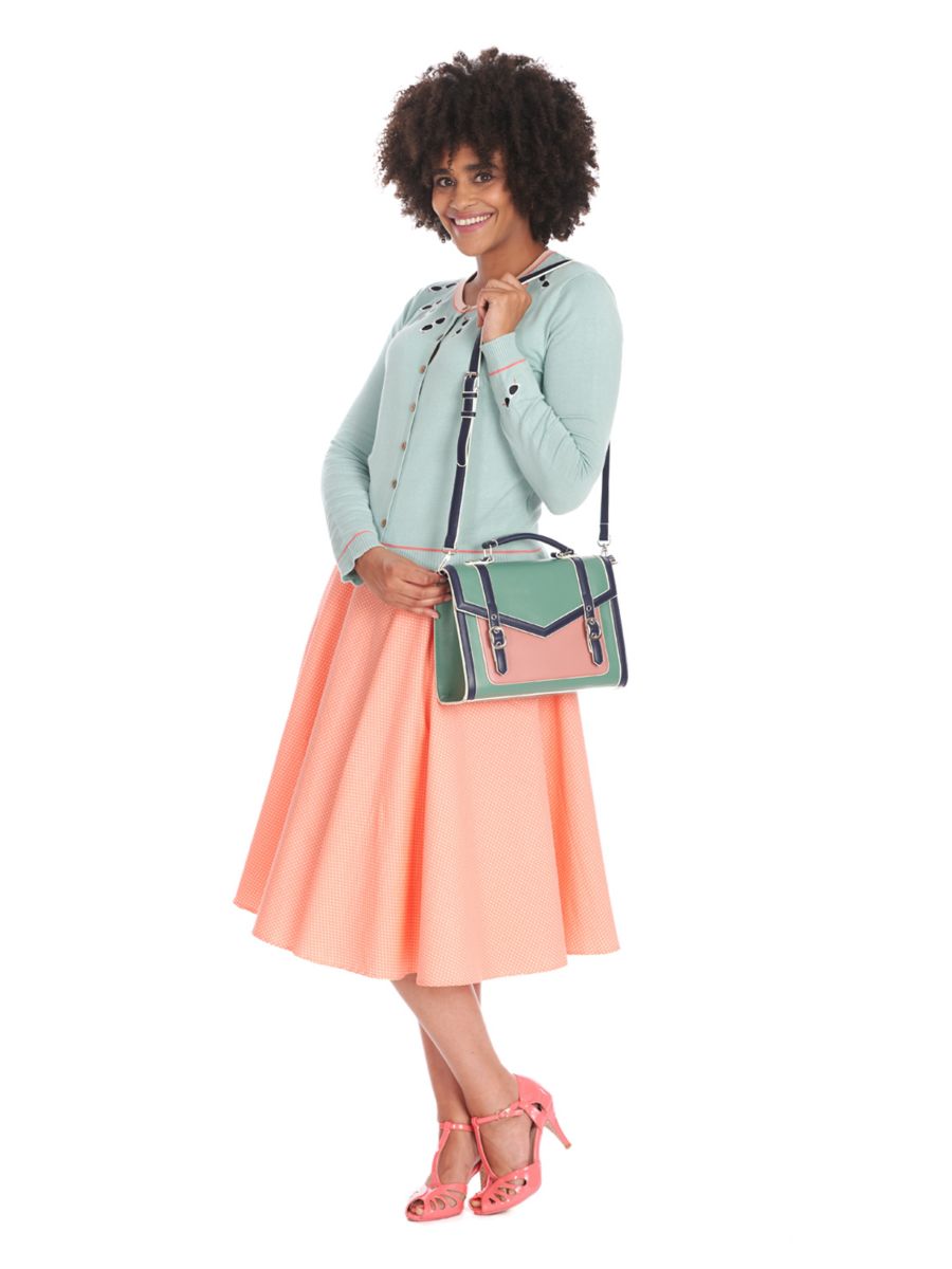 MINI POLKA QUEEN SWING SKIRT Pink