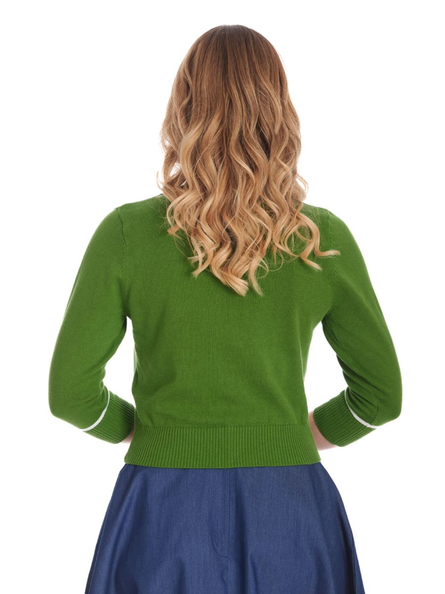 BEACH GLASSES CARDIGAN Green