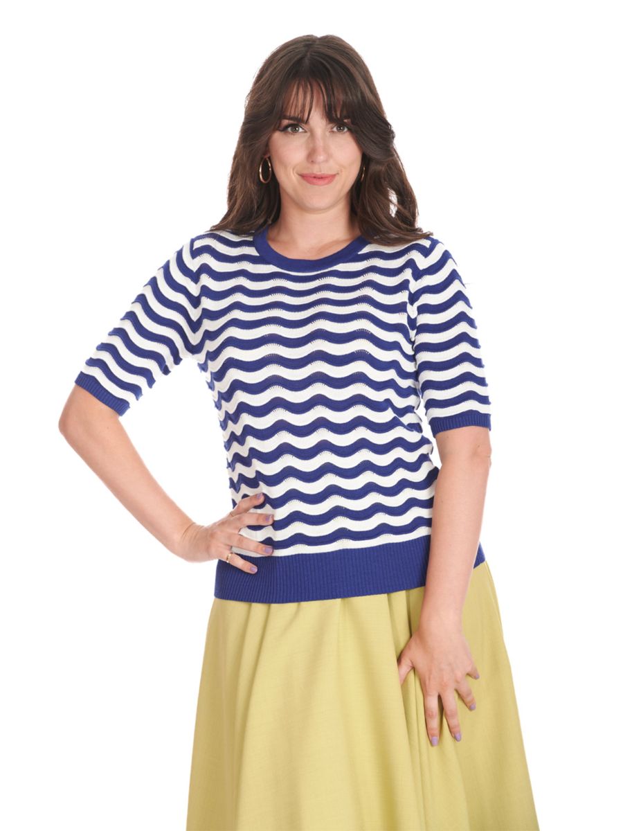 CATCHING WAVES JUMPER Blue