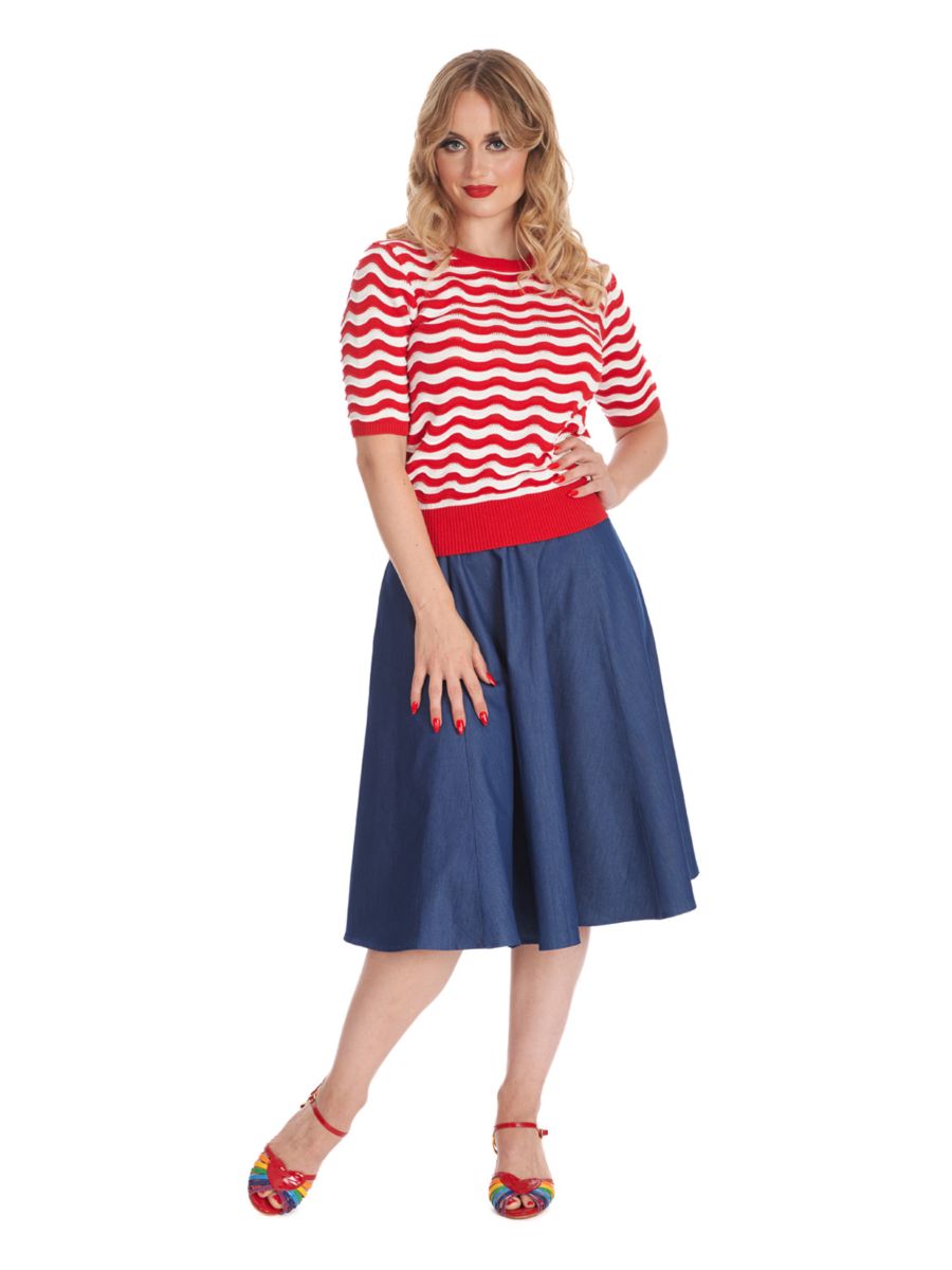 CATCHING WAVES JUMPER Red