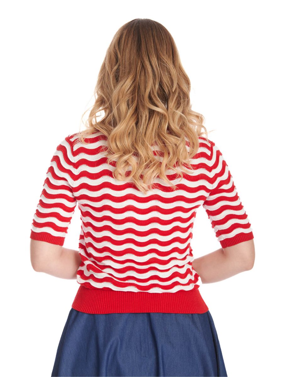 CATCHING WAVES JUMPER Red