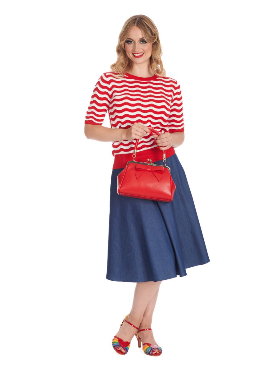 CATCHING WAVES JUMPER Red