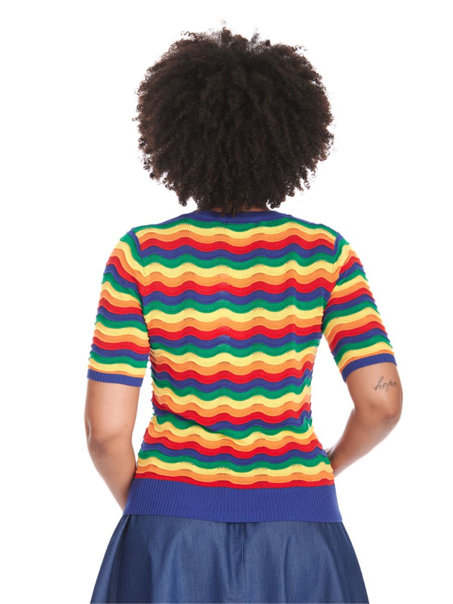 RAINBOW WAVES JUMPER Multicolour