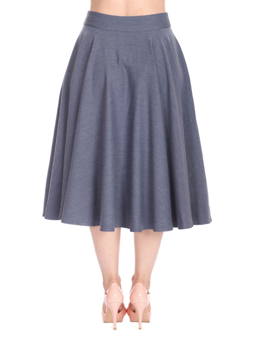 SWAY AWAY SKIRT Blue Denim