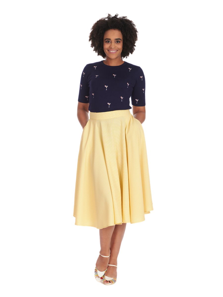 SALING BREEZE SWING SKIRT Yellow