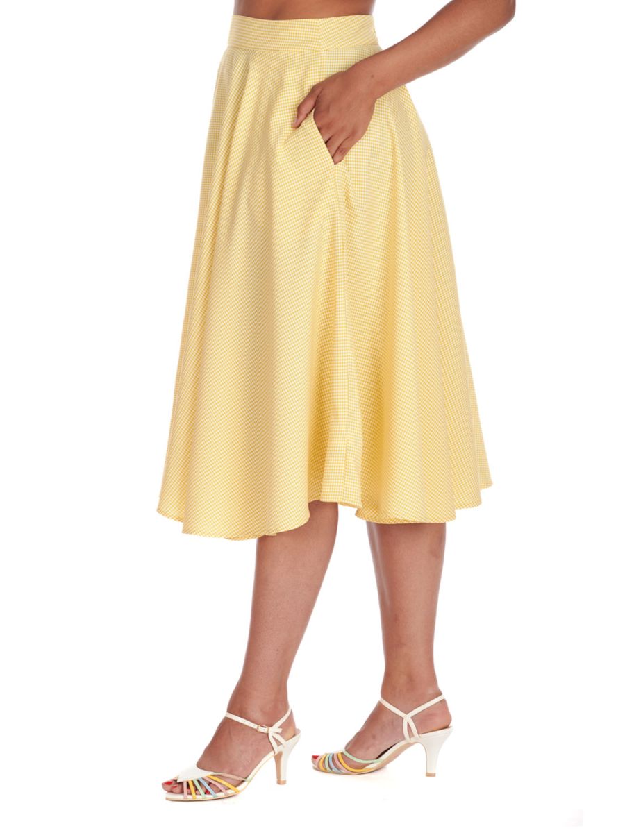 SALING BREEZE SWING SKIRT Yellow