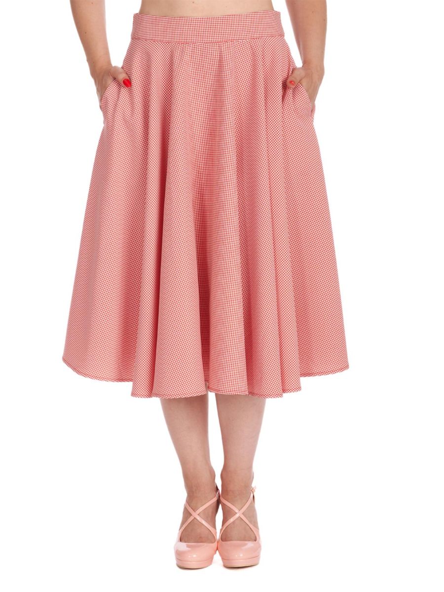 SALING BREEZE SWING SKIRT Red