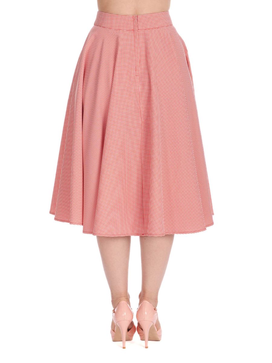 SALING BREEZE SWING SKIRT Red