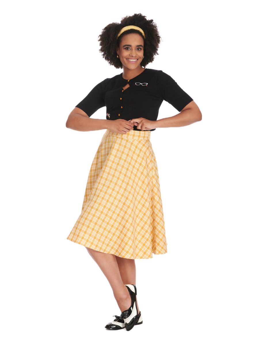 CANDY TEA SWING SKIRT Yellow