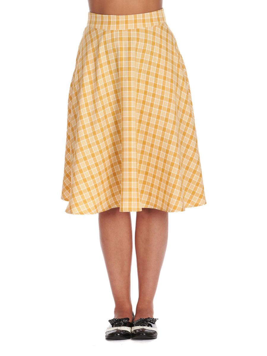 CANDY TEA SWING SKIRT Yellow