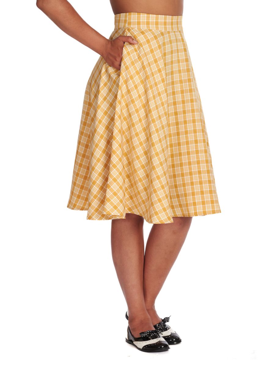 CANDY TEA SWING SKIRT Yellow