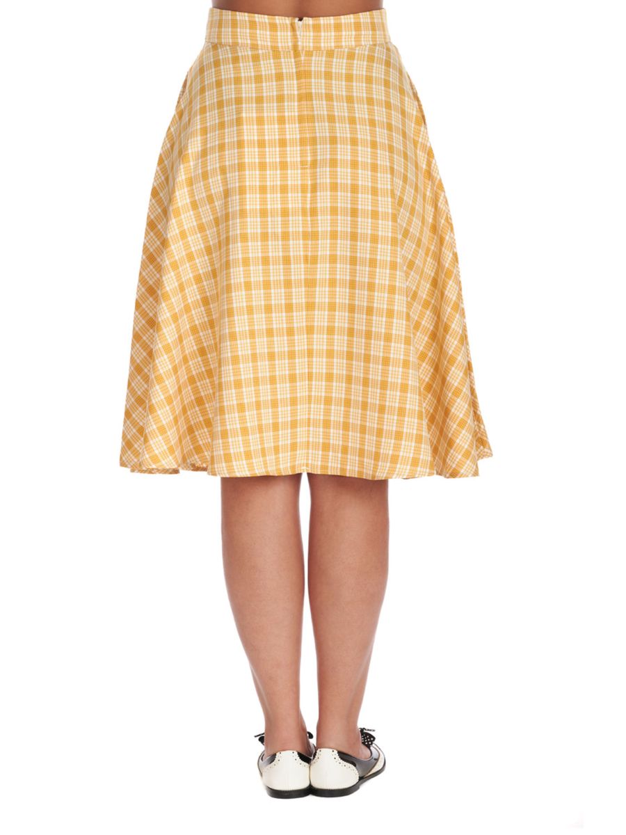 CANDY TEA SWING SKIRT Yellow
