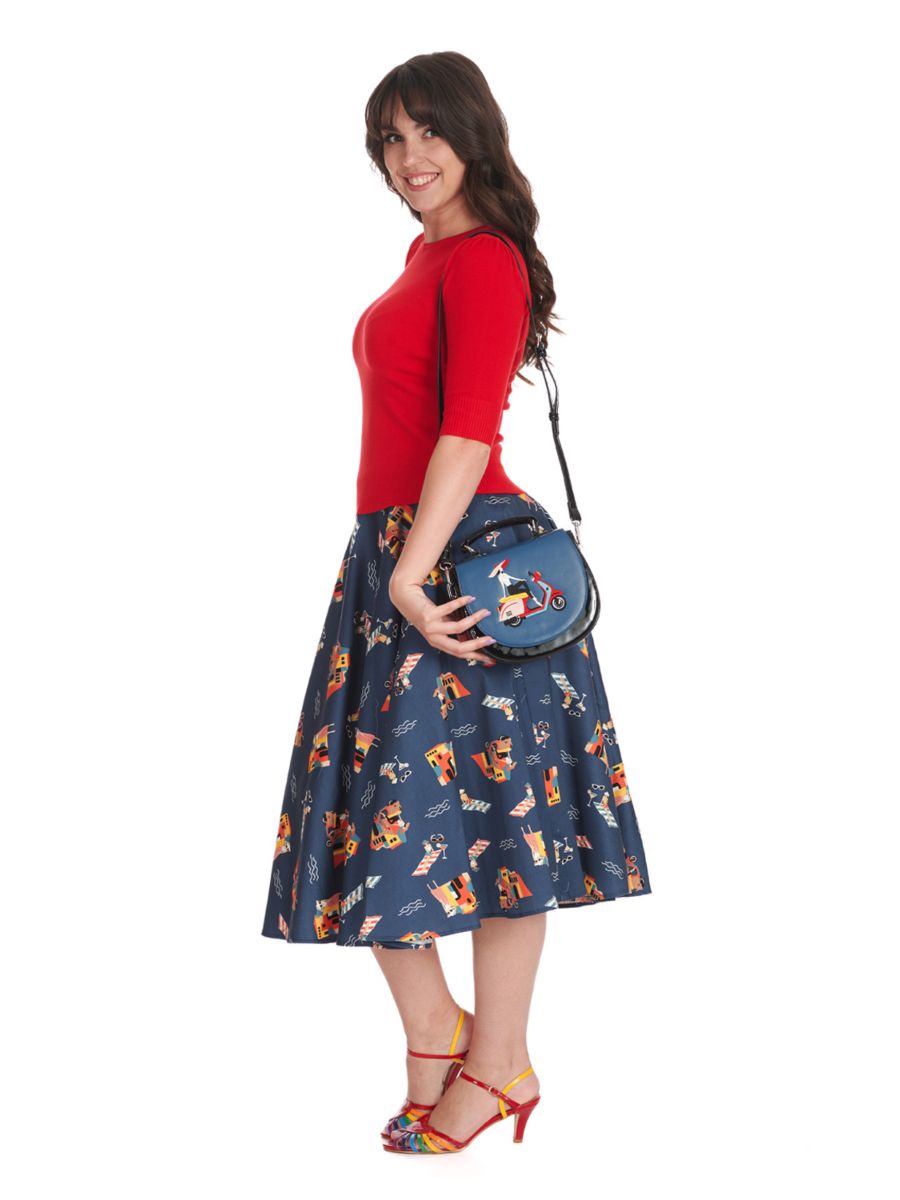 PORTOFINO LIVING SWING SKIRT Blue