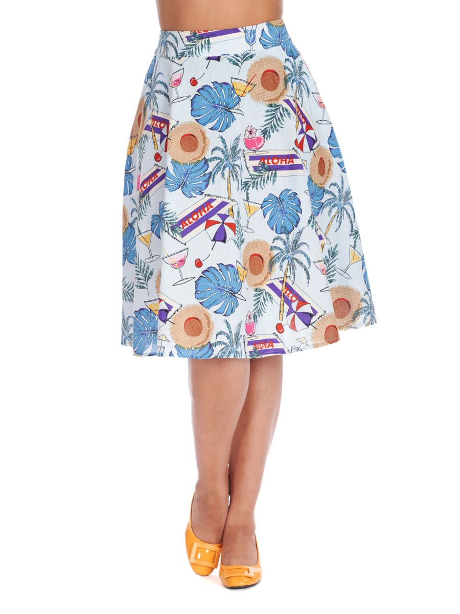ALOHA SKIRT Blue