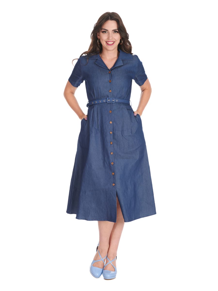SUMMER DENIM DREAM DRESS Blue