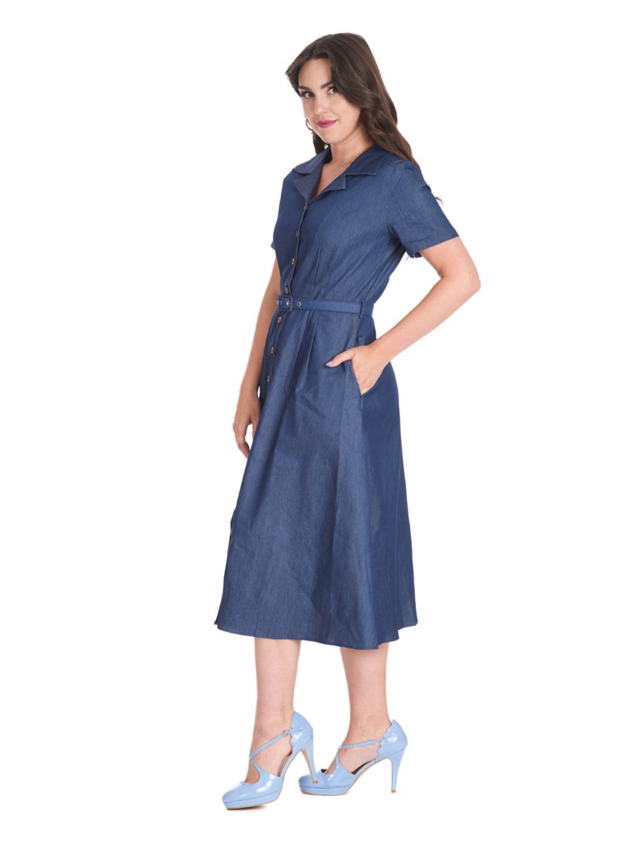 SUMMER DENIM DREAM DRESS Blue