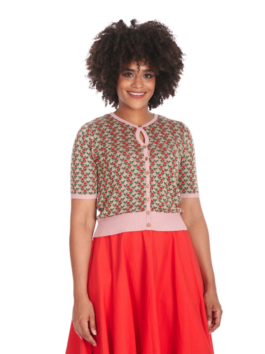HEART WONDERS CARDIGAN Green