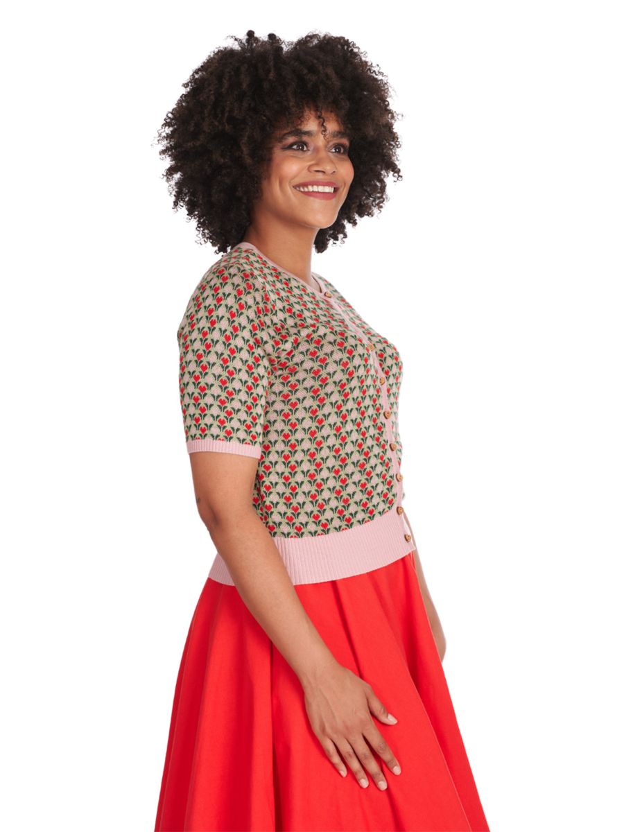 HEART WONDERS CARDIGAN Green