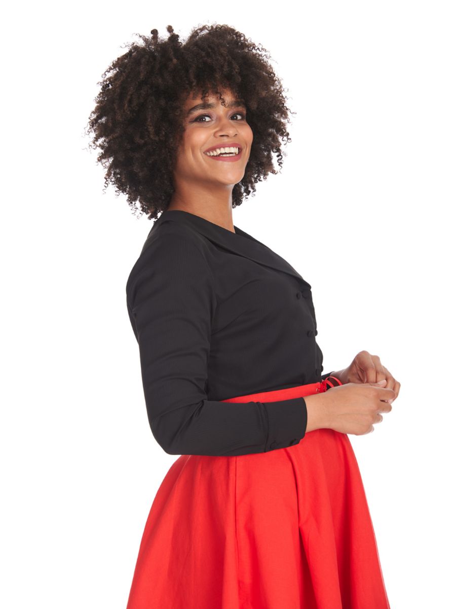 MARIA BLOUSE Black