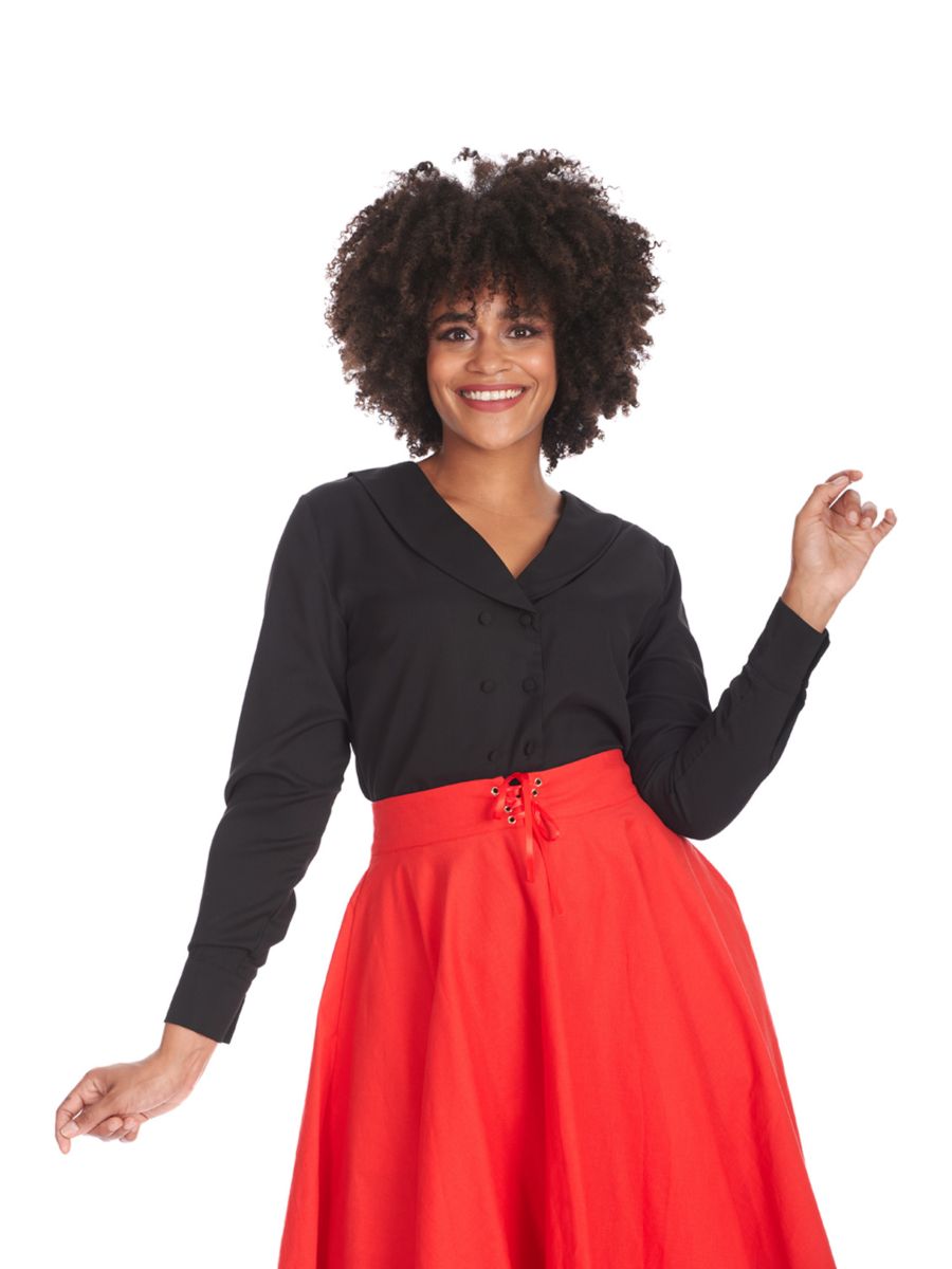 MARIA BLOUSE Black